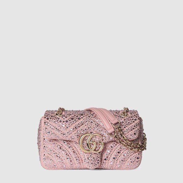 ✨구찌 여성 크리스탈 스몰 숄더백 - Gucci Womens Crystal Small Shoulder Bag - gub13190x