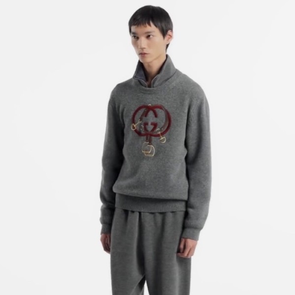 ✨매장판 구찌 남성 라운드 스웨터 - Gucci Mens Round Sweater - guc13059x