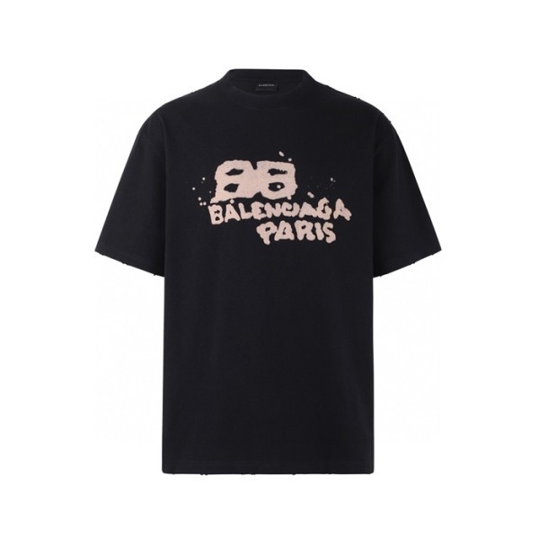 ✨발렌시아가 남성 라운드 반팔 티셔츠 - Balenciaga Mens Round Tshirt - bac13066x