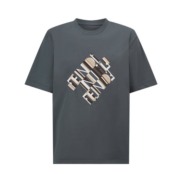 ✨펜디 남성 라운드 반팔 티셔츠 - Fendi Mens Round Tshirt - fec13071x