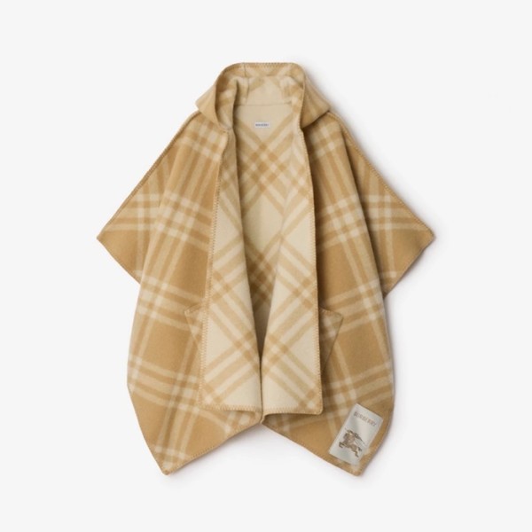 ✨버버리 여성 리버시블 체크 울 케이프 - Burberry Womens Reversible Check Wool Cape - acc6777x