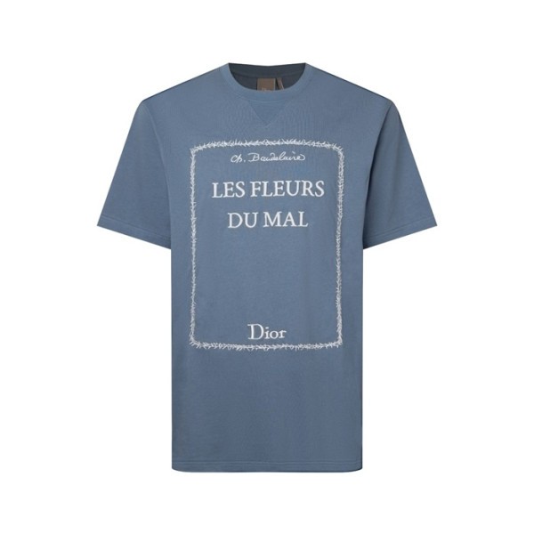 ✨디올 남성 라운드 반팔 티셔츠 - Dior Mens Round Tshirt - dic13091x