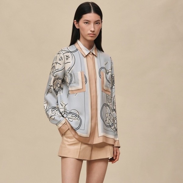 ✨에르메스 여성 Palefroi Remix 클래식 셔츠 - Hermes Womens Palefroi Remix Classic Shirts - prc13095x