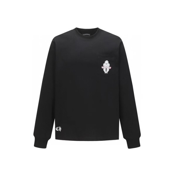 ✨크롬하츠 남성 라운드 긴팔티 - Chrome Hearts Mens Round Tshirt - chc13171x