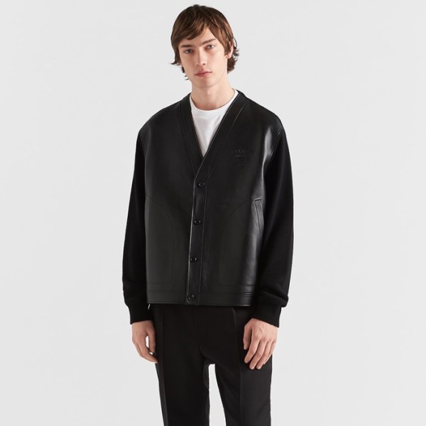 ✨프라다 남성 가죽 자켓 - Prada Mens Leather Jacket - prc13251x