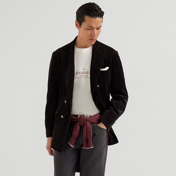 ✨브루넬로쿠치넬리 남성 라운드 티셔츠 - Brunello Cucinelli Mens Round Tshirt - brc13259x