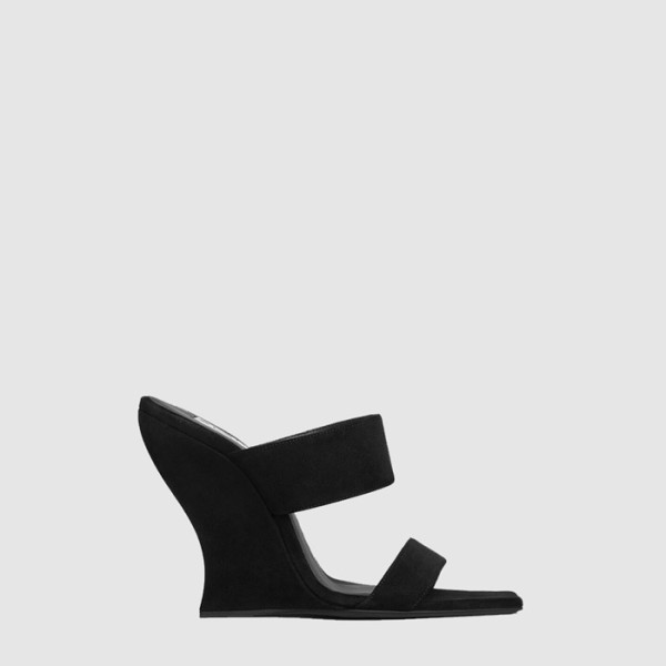 ✨알라이아 여성 웨이브 스웨이드 뮬 - Alaia Womens Wave Suede Mule - als8965x