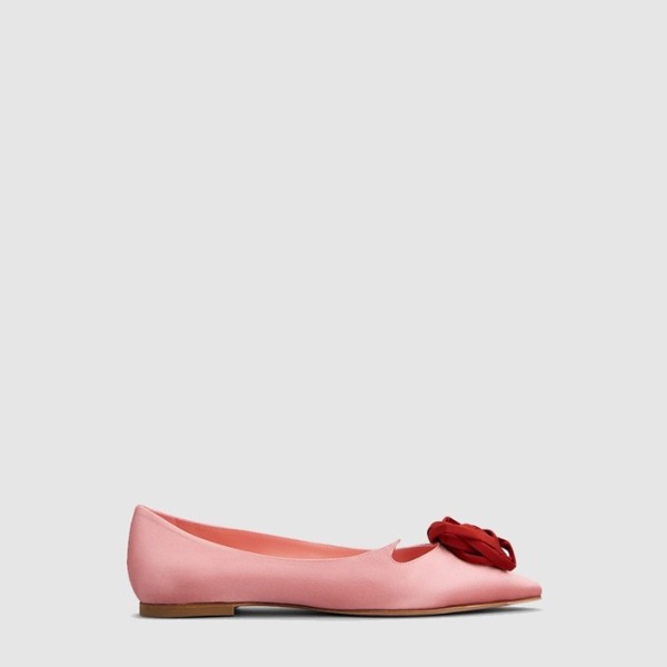 ✨로저비비에 여성 로즈 비비에 발레리나 - Roger Vivier Womens Rose Vivier Ballerina - ros8969x
