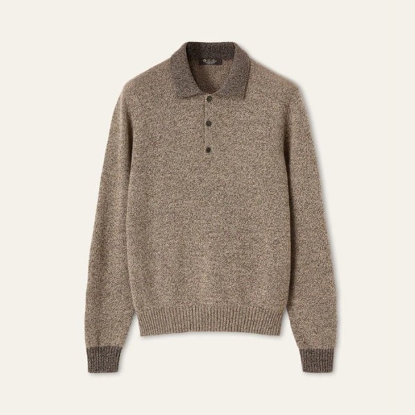 ✨로로피아나 남성 폴로 스웨터 - Loro Piana Mens Polo Sweater - lpc13299x
