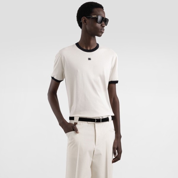 ✨돌체앤가바나 남성 라운드 반팔 티셔츠 - Dolce&Gabbana Mens Round Tshirt - doc13384x