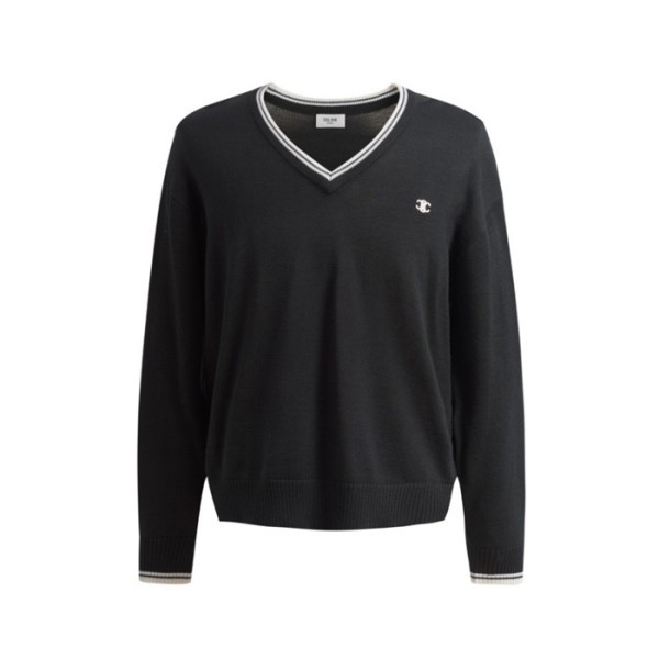 ✨셀린느 남성 브이넥 스웨터 - Celine Mens V-neck Sweater - cec13390x