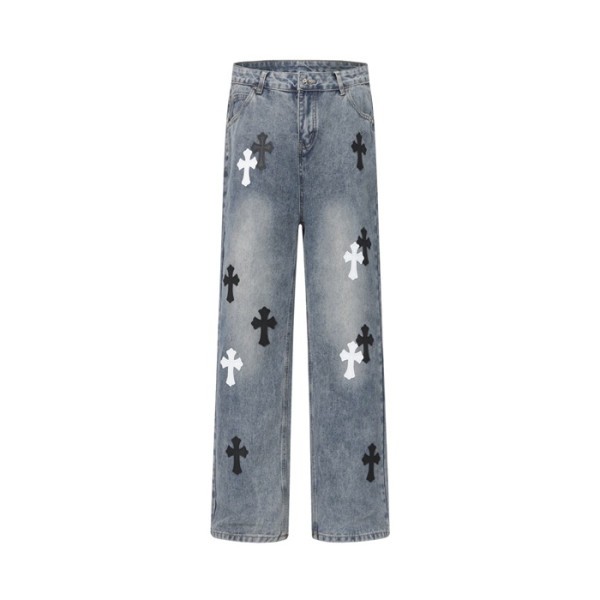 ✨크롬하츠 남성 트렌디 청바지 - Chrom Hearts Mens Trendy Jeans - chc13392x