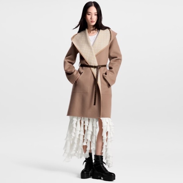 ✨루이비통 여성 후드 코트 - Louis vuitton Womens Hood Coat - lvc13387x