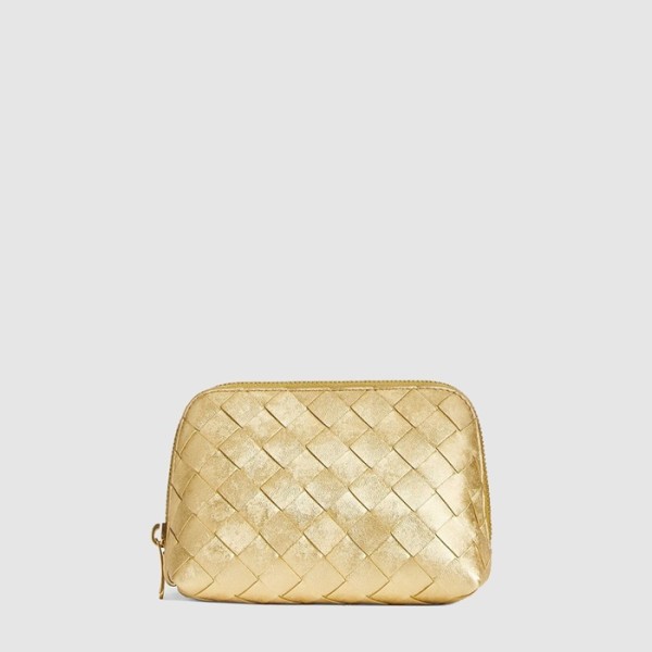 ✨보테가 베네타 여성 스몰 인트레치아토 뷰티 파우치 - Bottega Veneta Womens Small Intrecciato Beauty Pouch - bvb13343x