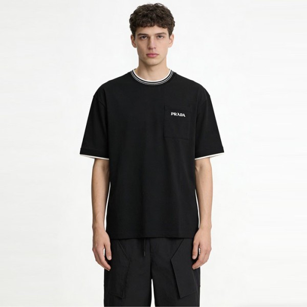 ✨프라다 남성 라운드 반팔티 - Prada Mens Round Tshirt - prc13441x