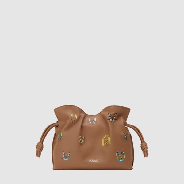 ✨로에베 여성 캣츠 미니 플라멩코 클러치 - Loewe Womens Cats Mini Flamenco Clutch - lob13371x