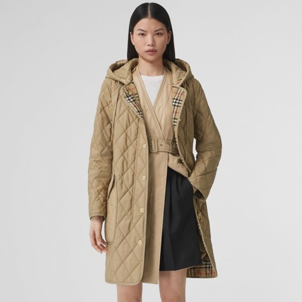 ✨버버리 여성 후드 코트 - Burberry Womens Hood Coat - buc13476x