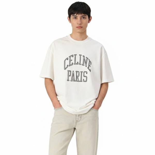✨셀린느 남성 반팔 티셔츠 - Celine Mens Round Tshirt - cec13507x