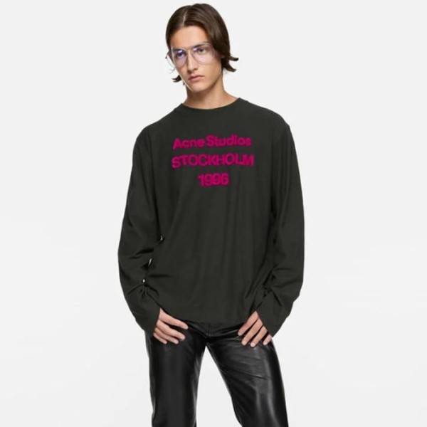 ✨아크네 남성 라운드 긴팔티 - Acne Mens Round Tshirt - anc13522x