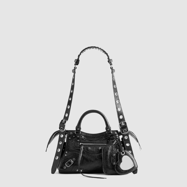 ✨발렌시아가 여성 네오 카골 Xs 메탈라이즈드 핸드백 - Balenciaga Womens Neo Cargo Xs Metalized Handbag - bab13626x