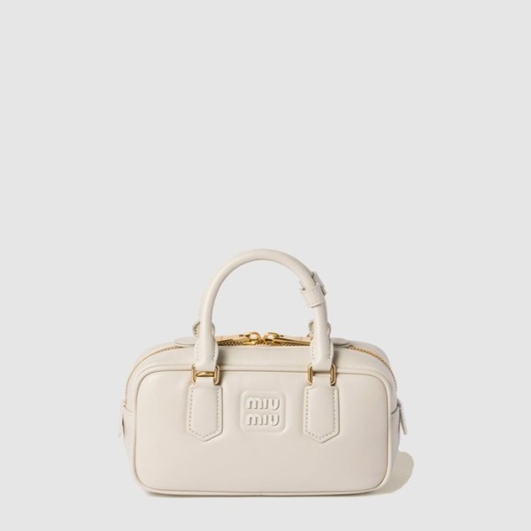 ✨미우미우 여성 아르카디 가죽 백 - Miumiu Womens Arcadi Leather Bag - mib13637x