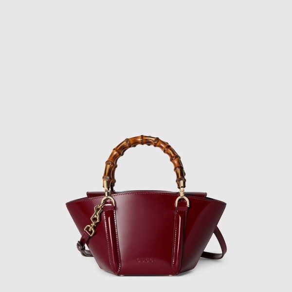 ✨구찌 여성 뱀부 탑 핸들 미니 토트백 - Gucci Womens Bamboo Top Handle Mini Tote Bag - gub13696x