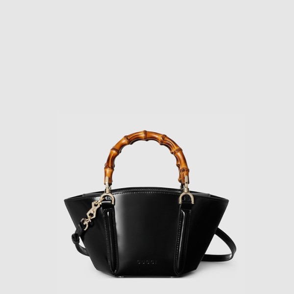 ✨구찌 여성 뱀부 탑 핸들 미니 토트백 - Gucci Womens Bamboo Top Handle Mini Tote Bag - gub13697x