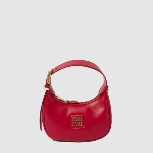 ✨미우미우 여성 가죽 호보백 - Miumiu Womens Leather Hobo Bag - mib13787x