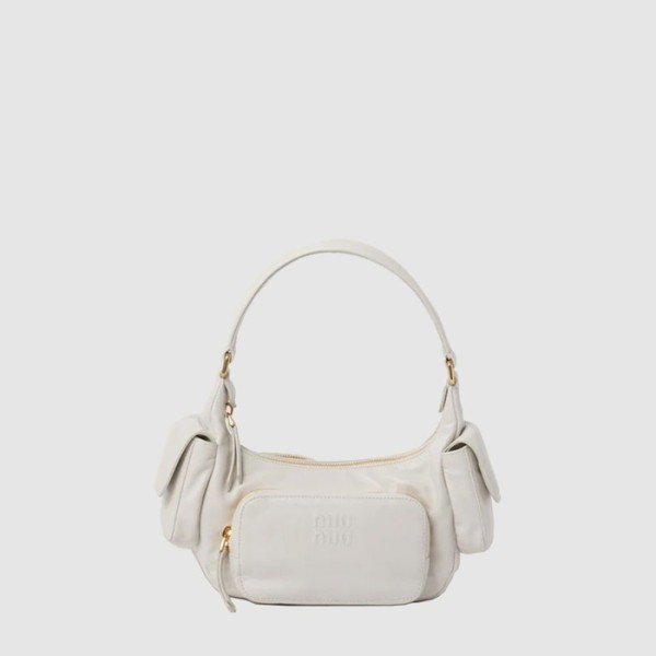 ✨미우미우 여성 나파 가죽 포켓 백 - Miumiu Womens Nappa Leather Pocket Bag - mib13810x