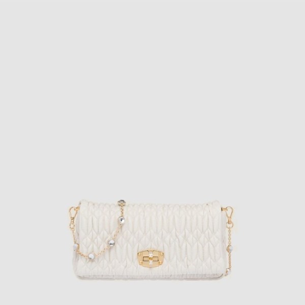 ✨미우미우 여성 크리스탈 가죽 백 - Miumiu Womens Crystal Leather Bag - mib14057x