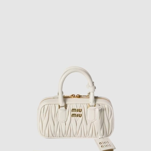 ✨미우미우 여성 아르카디 마테라쎄 미니 백 - Miumiu Womens Arcadi Matelasse Mini Bag - mib14086x