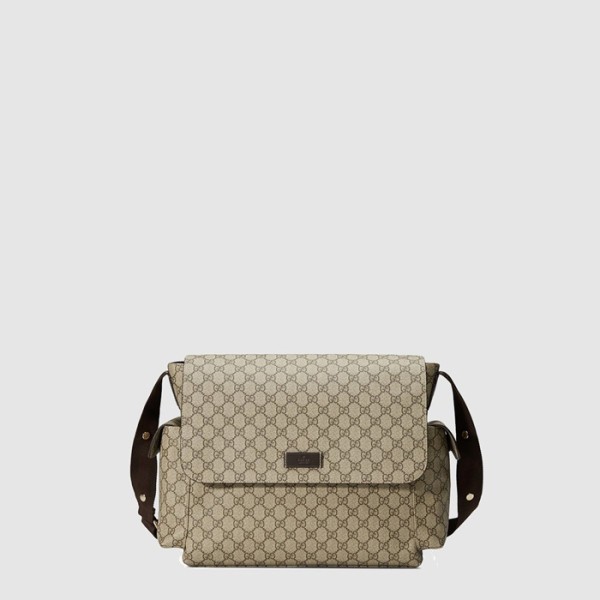 ✨구찌 남성 슈프림 베이지 다이퍼 백 - Gucci Mens Supreme Beige Diaper Bag - gub14164x
