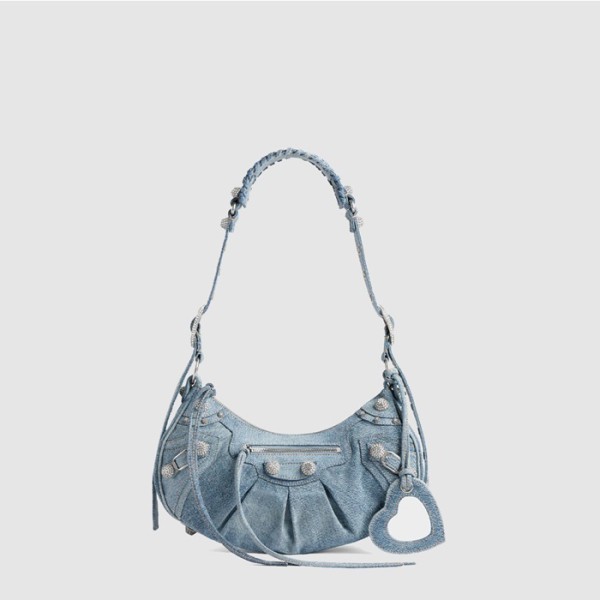 ✨발렌시아가 여성 르 카골 스몰 라인스톤 숄더백 - Balenciaga Womens Le Cargol Small Rhinestone Shoulder Bag - bab14194x