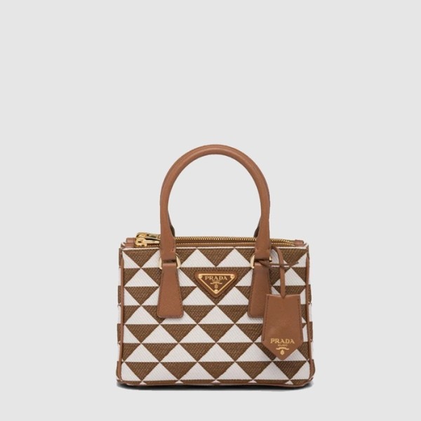 ✨프라다 여성 자카드 미니 백 1BA906 - Prada Womens Jacquard Mini Bag - prb14219x