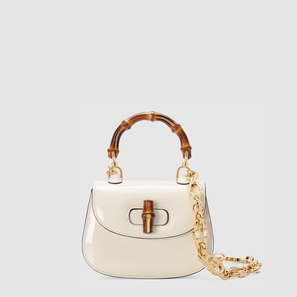 ✨구찌 여성 뱀부 1947 미니 탑 핸들백 - Gucci Womens Bamboo 1947 Mini Top Handle Bag - gub14222x
