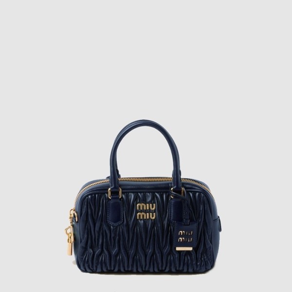 ✨미우미우 여성 아르카디 마테라쎄 가죽 백 - Miumiu Womens Arcadi Matelasse Leather Bag - mib14302x