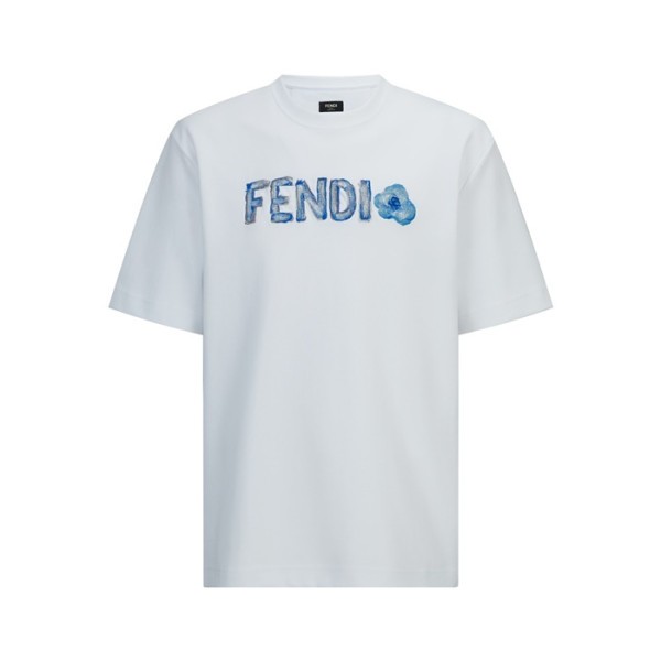 ✨펜디 남성 라운드 반팔 티셔츠 - Fendi Mens Round Tshirt - fec13535x