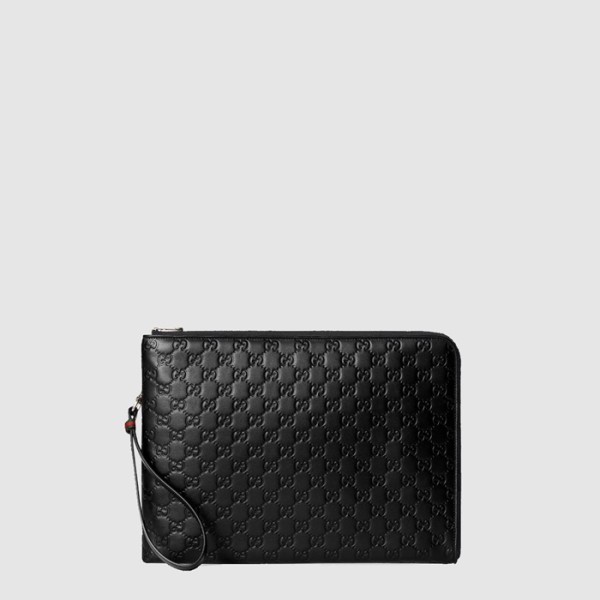 ✨구찌 남성 GG 엠블럼 파우치 - Gucci Mens GG Emblem Pouch - gub14676x