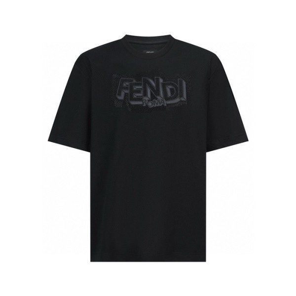 ✨펜디 남성 라운드 반팔 티셔츠 - Fendi Mens Round Tshirt - fec13582x
