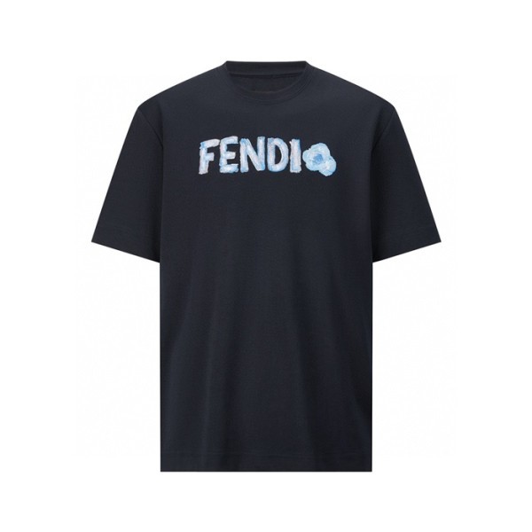✨펜디 남성 라운드 반팔 티셔츠 - Fendi Mens Round Tshirt - fec13583x