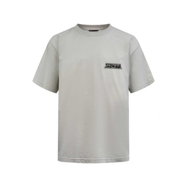 ✨발렌시아가 남성 라운드 반팔 티셔츠 - Balenciaga Mens Round Tshirt - bac13588x