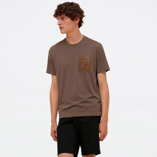 ✨에르메스 남성 라운드 반팔티 - Hermes Mens Round Tshirt - hec13666x