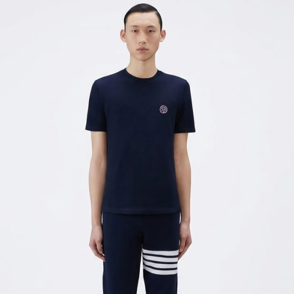 ✨톰브라운 남성 라운드 반팔티 - Thom Browne Mens Round Tshirts - thc13680x