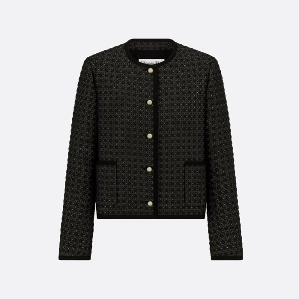 ✨디올 여성 매크로까나쥬 크롭 재킷 - Dior Womens Macrocannage Crop Jacket - dic13696x