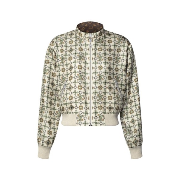✨루이비통 여성 리버서블 누보 보머 재킷 - Louis vuitton Womens Reversible Nouveau Bomber Jacket - lvc13703x