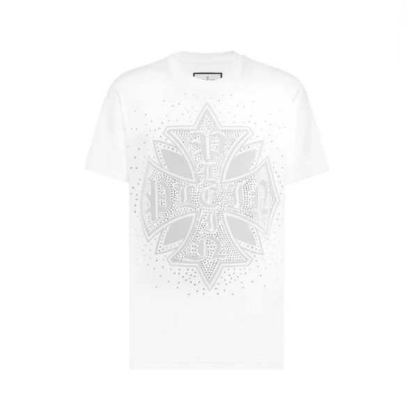 ✨필립플레인 남성 라운드 반팔티 - Philipp-plein Mens Round Tshirt - phc13760x