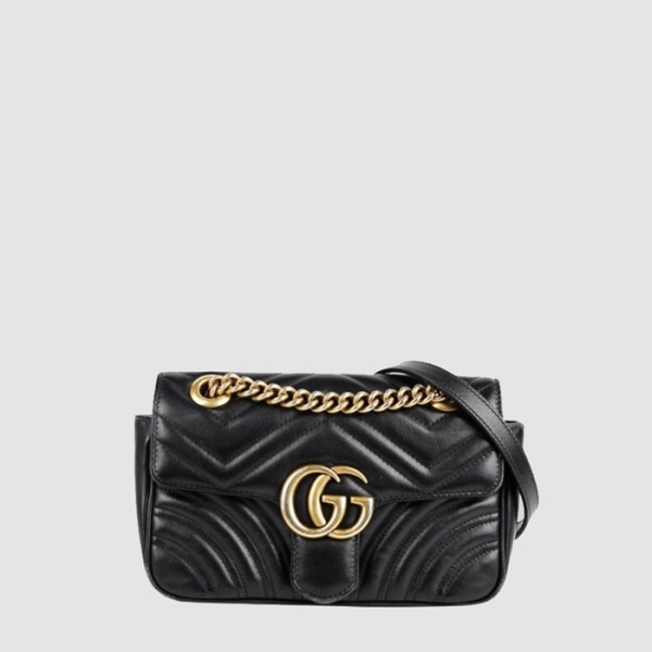 ✨구찌 여성 GG 마몽 마틀라세 미니 숄더백 - Gucci Womens GG Marmont Matelassé Mini Shoulder Bag - gub14739x