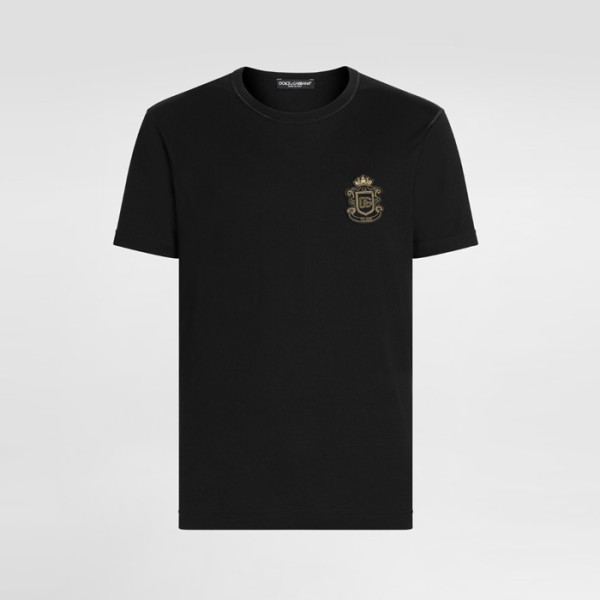 ✨돌체앤가바나 남성 라운드 반팔 티셔츠 - Dolce&Gabbana Mens Round Tshirt - doc13851x