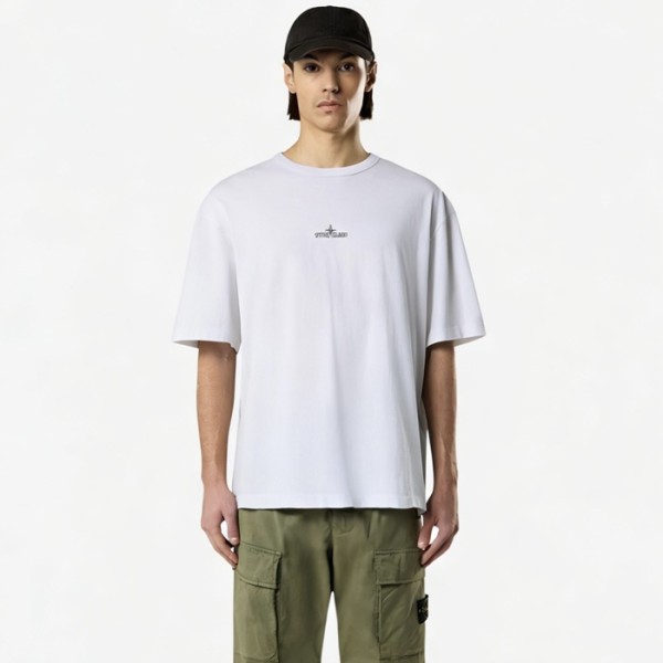 ✨스톤아일랜드 남성 라운드 반팔 티셔츠 - Stone Island Mens Round Tshirt - stc13882x
