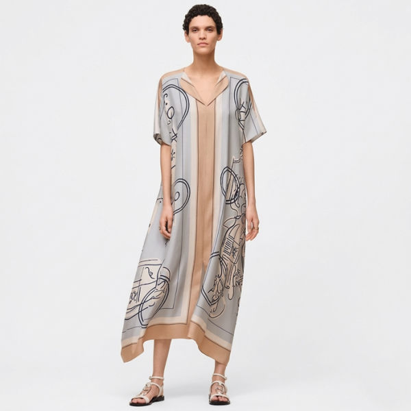 ✨에르메스 여성 실크 원피스 - Hermes Womens Silk One-pieces - hec13919x